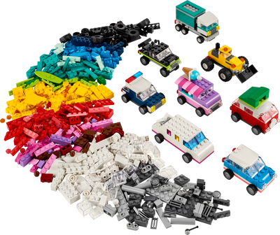 Конструктор "Творчі транспортні засоби" 900 деталей LEGO Classic 11036 фото