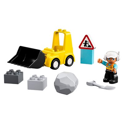 Конструктор "Бульдозер" 10 деталей LEGO DUPLO Construction 10930 фото
