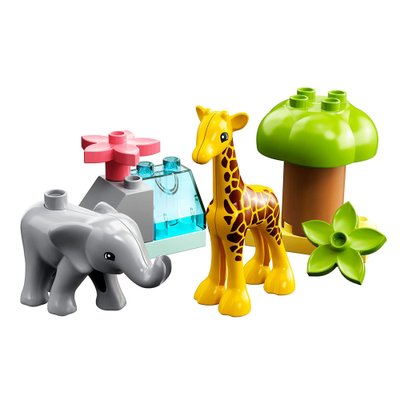 Конструктор "Дикі тварини Африки" 10 деталей LEGO DUPLO Animals 10971 фото