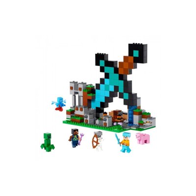 Конструктор "Форпост із мечем" 427 деталей LEGO Minecraft 21244 фото