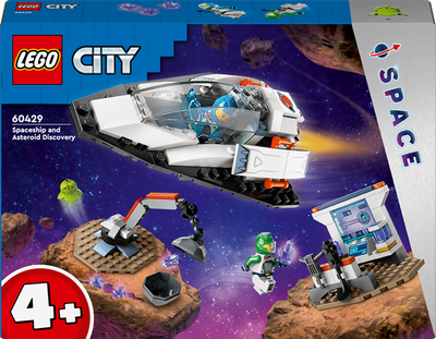 Конструктор "Космічний корабель і дослідження астероїда 126 деталей" LEGO City 60429 фото