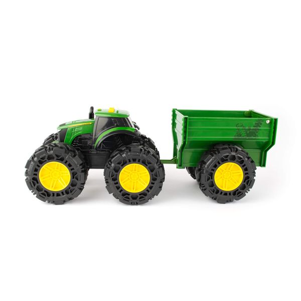 Іграшковий трактор "Monster Treads із причепом і великими колесами" John Deere Kids 47353 фото