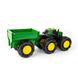 Іграшковий трактор "Monster Treads із причепом і великими колесами" John Deere Kids 47353 фото 5